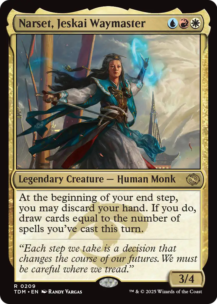 Narset, Jeskai Waymaster (TDM-209) - Tarkir: Dragonstorm