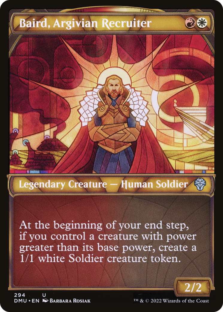 Baird, Argivian Recruiter (Showcase) (DMU-294) - Dominaria United: (Showcase)