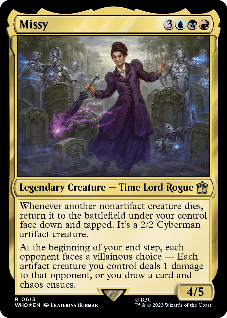 Missy (Surge Foil) (WHO-613) - Doctor Who Foil