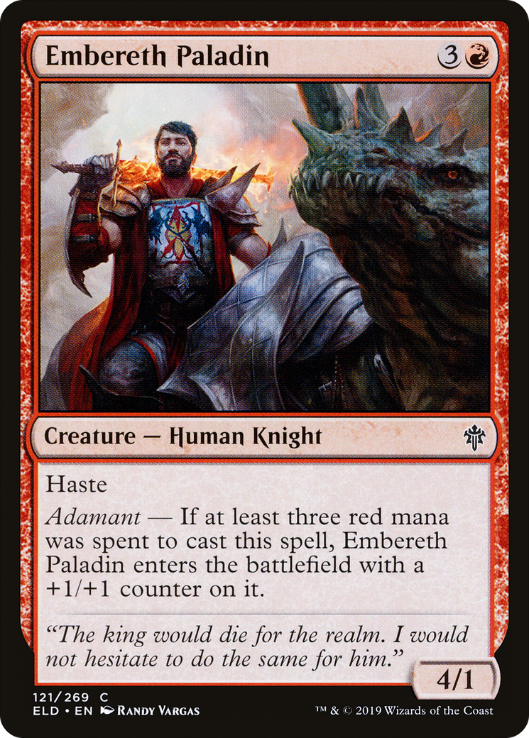 Embereth Paladin (ELD-121) - Throne of Eldraine