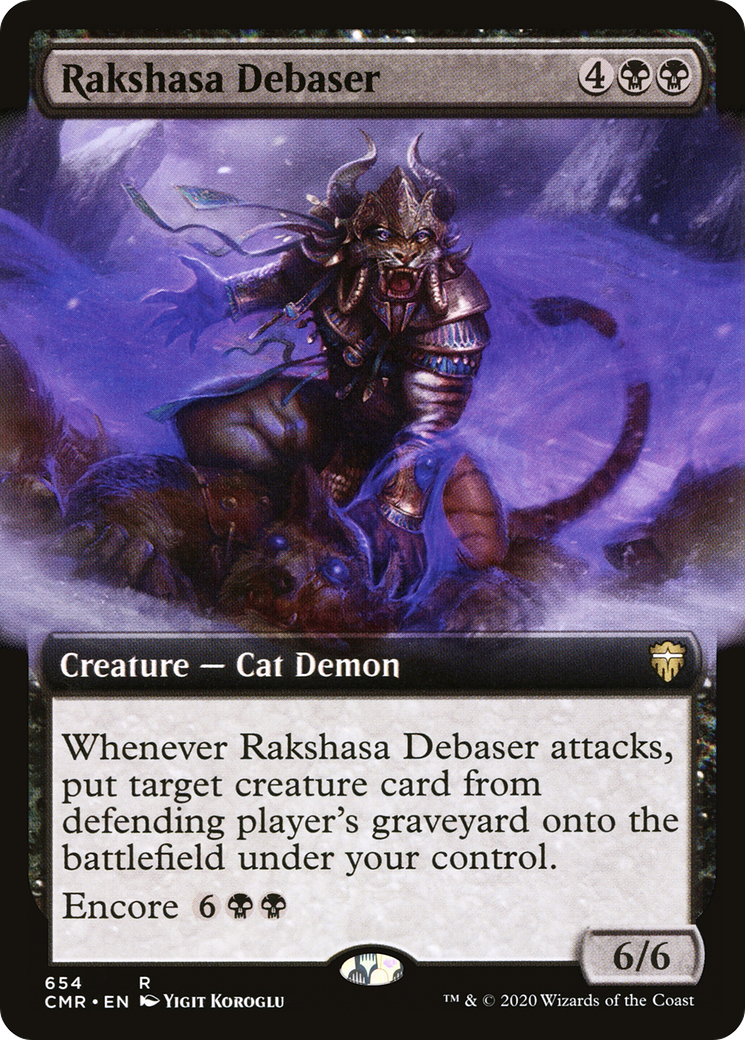 Rakshasa Debaser (Extended Art) (CMR-654) - Commander Legends: (Extended Art) Foil