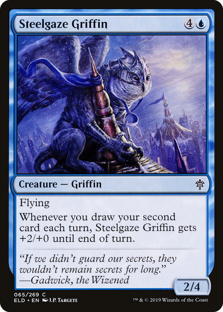Steelgaze Griffin (ELD-065) - Throne of Eldraine