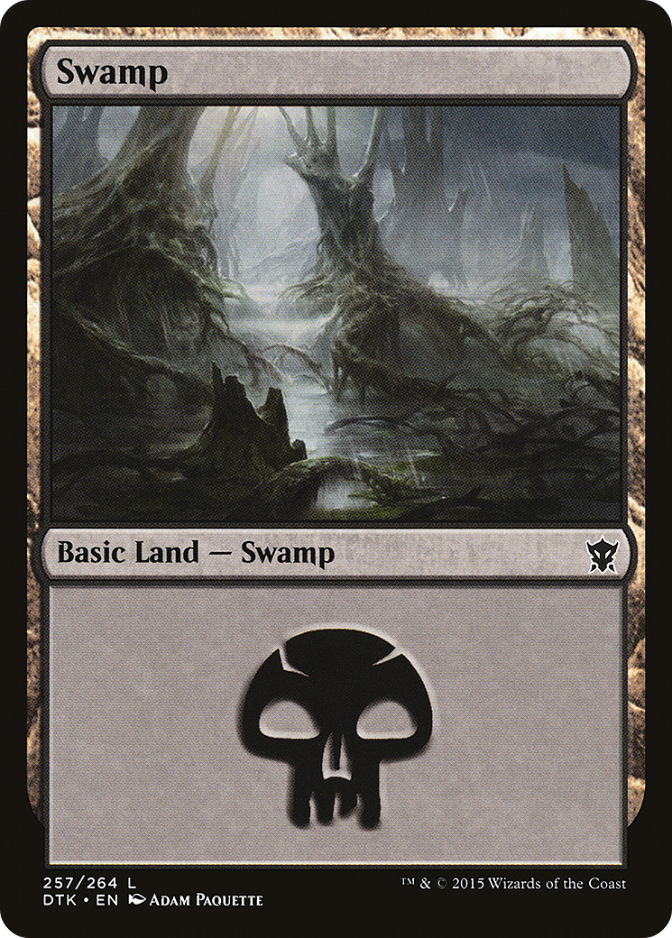 Swamp (257) (DTK-257) - Dragons of Tarkir