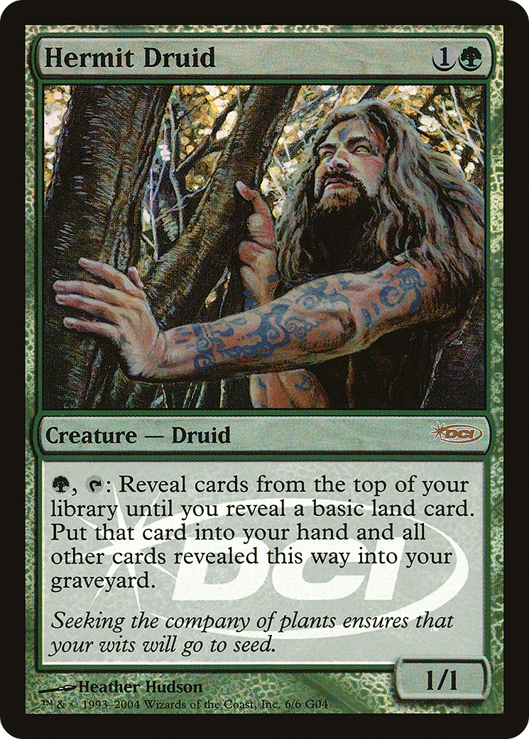 Hermit Druid (JDG-006) - Judge Gift Cards 2004 Foil