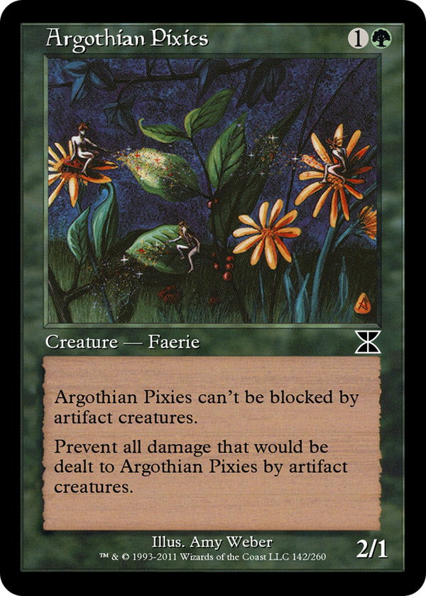 Argothian Pixies (ME4-142) - Masters Edition IV Foil