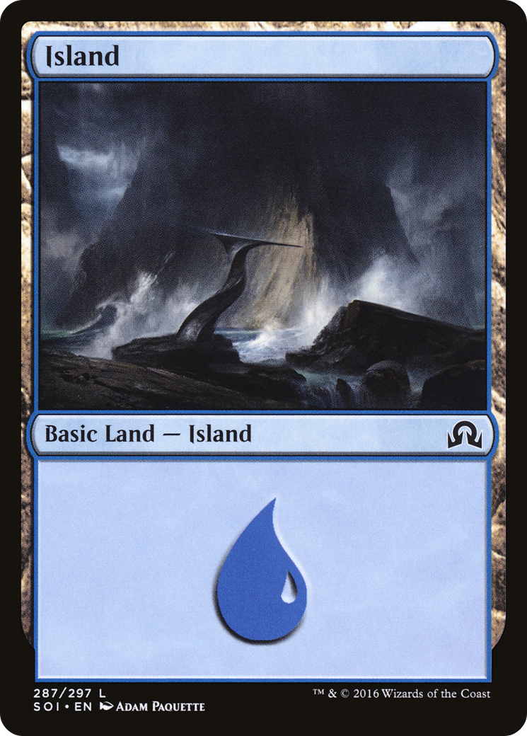Island (287) (SOI-287) - Shadows over Innistrad Foil