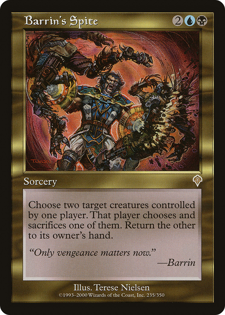 Barrin's Spite (INV-235) - Invasion Foil