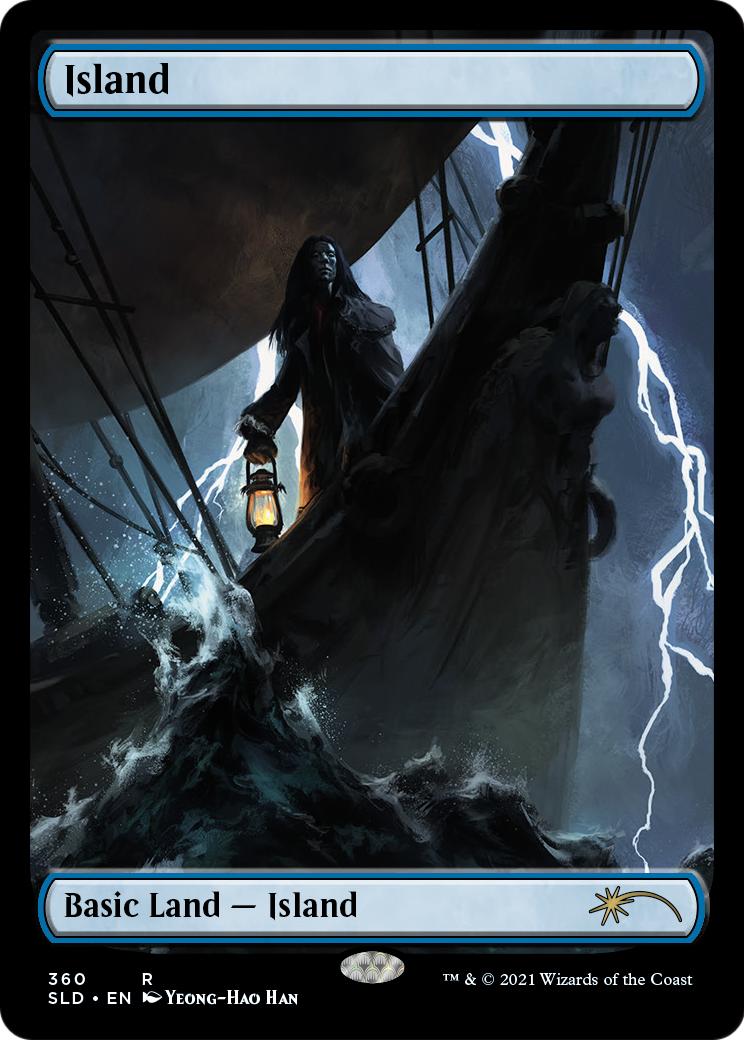 Island (The Dracula Lands) (SLD-360) - Secret Lair Drop Foil