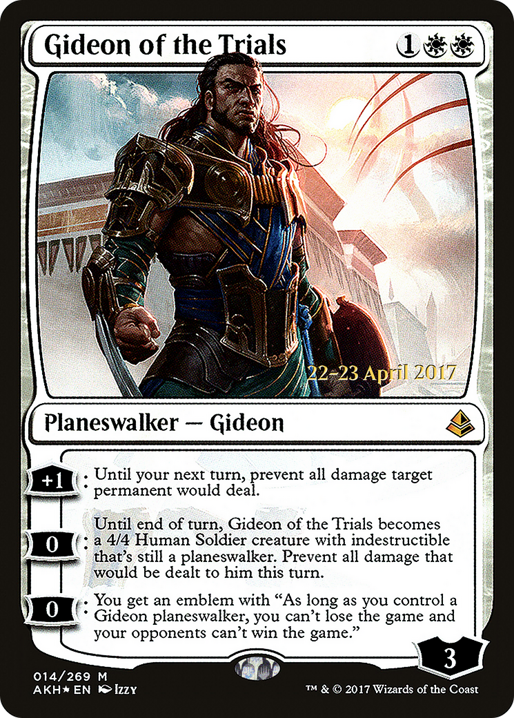 Gideon of the Trials (PRE-014) - Amonkhet Promos Foil