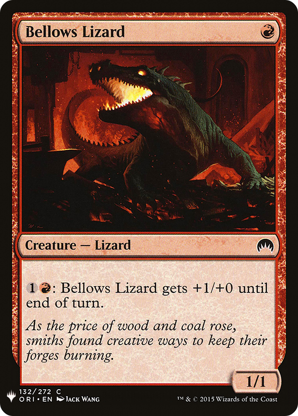 Bellows Lizard (LIST-132) - The List