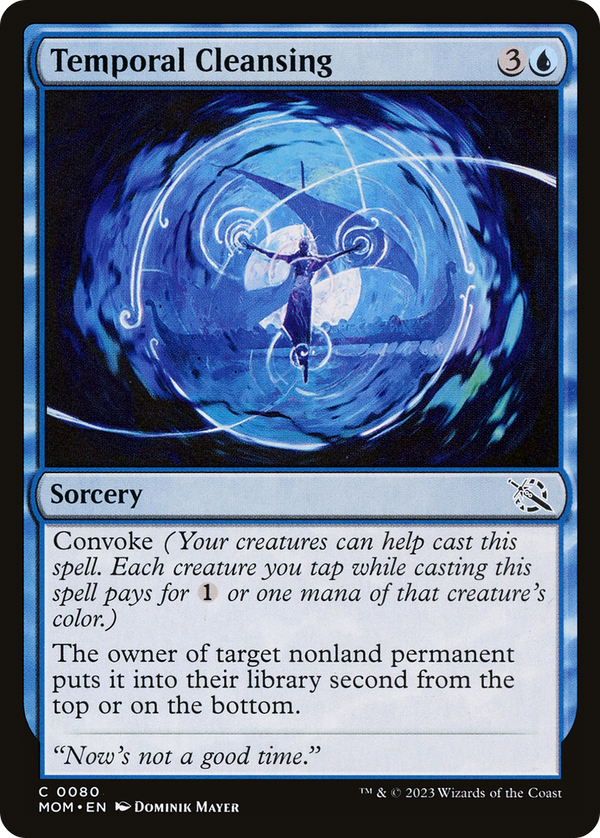 Temporal Cleansing (MOM-080) - March of the Machine Foil