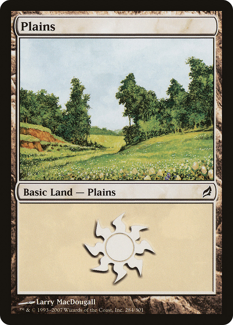 Plains (284) (LRW-284) - Lorwyn Foil