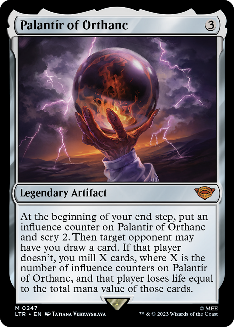 Palantir of Orthanc (LTR-247) - The Lord of the Rings: Tales of Middle-earth Foil