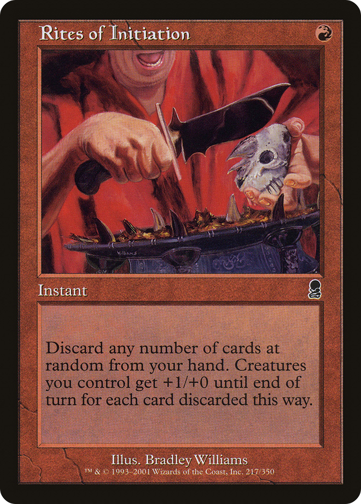 Rites of Initiation (ODY-217) - Odyssey Foil