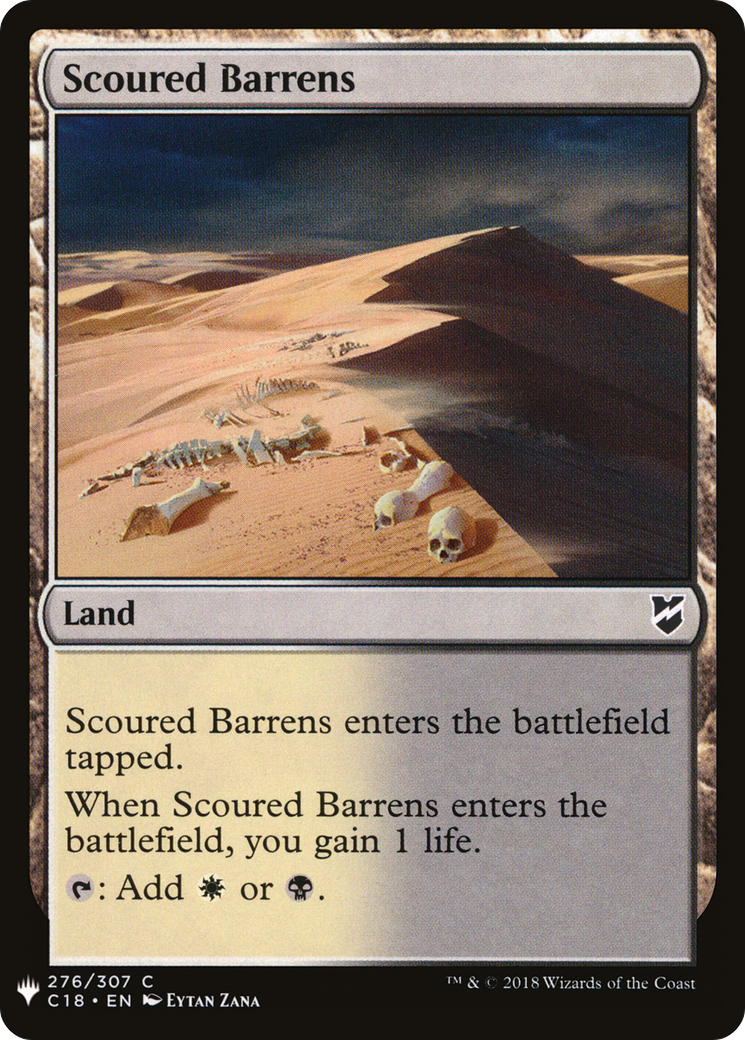 Scoured Barrens (LIST-276) - The List