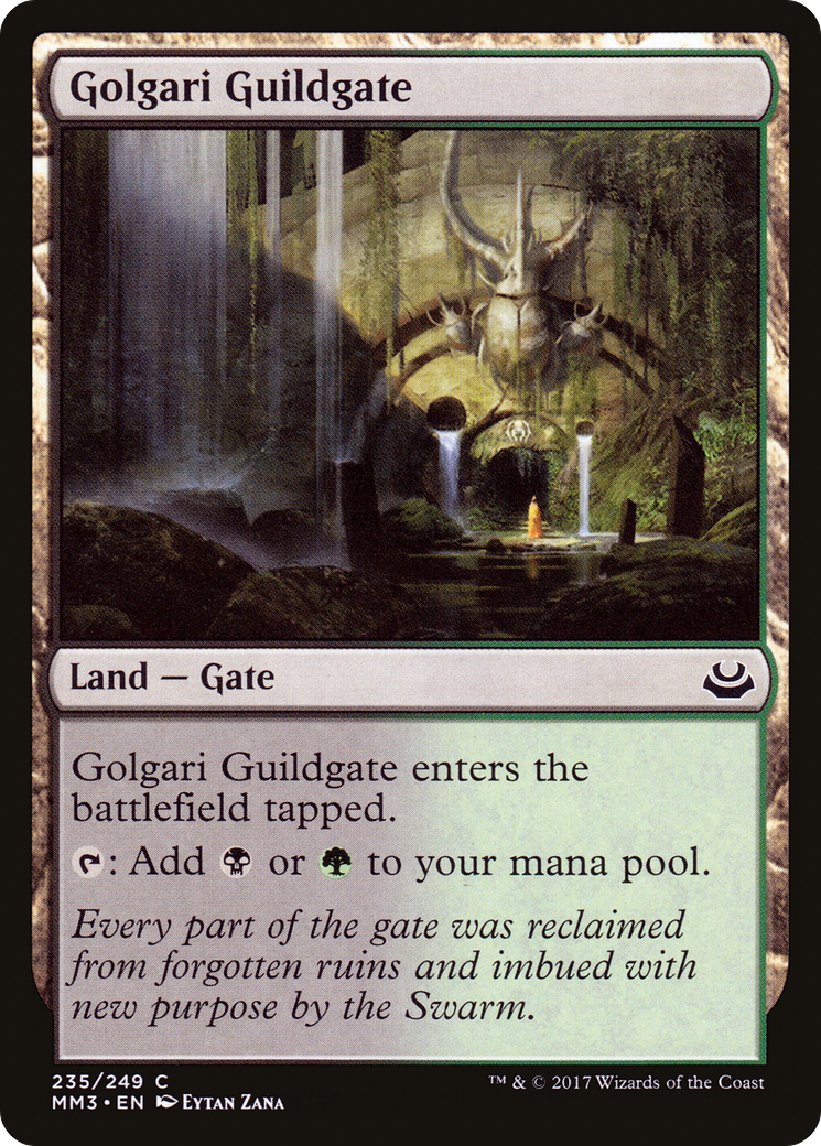 Golgari Guildgate (MM3-235) - Modern Masters 2017 Foil