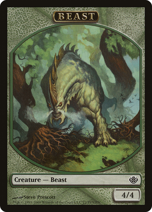 Beast Token (4/4) (DDD-0T2) - Duel Decks: Garruk vs. Liliana Tokens