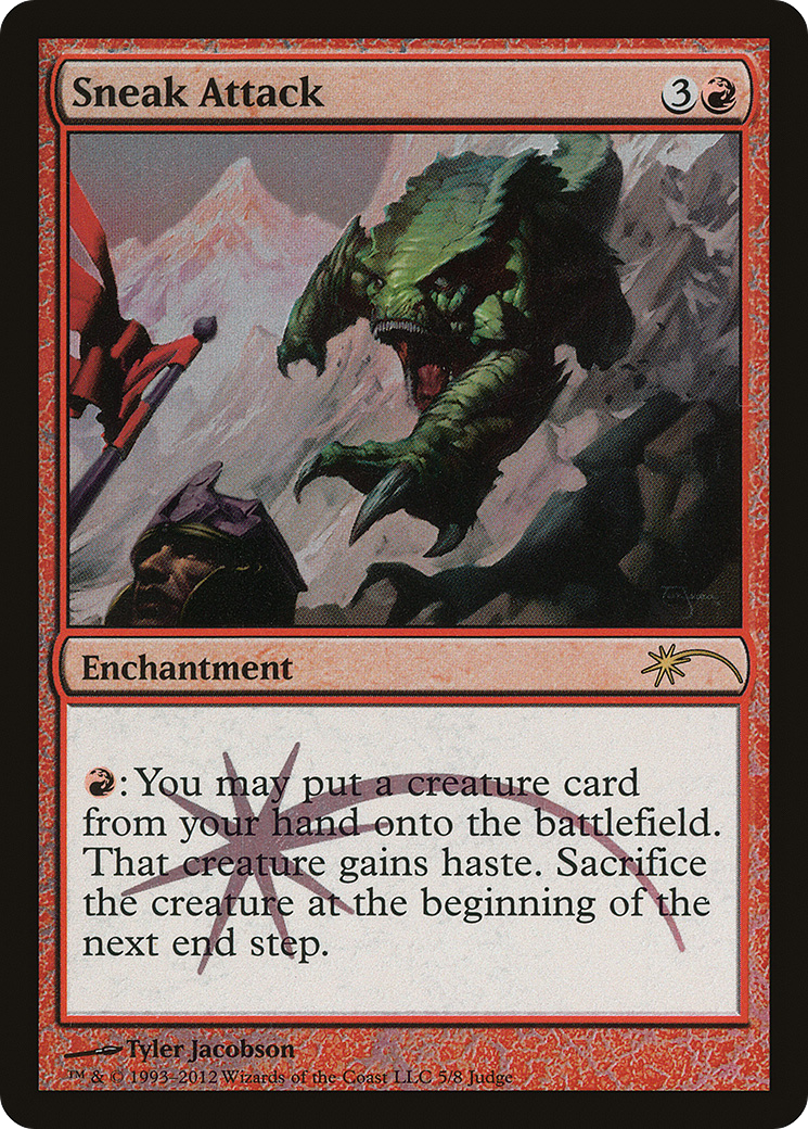 Sneak Attack (JDG-005) - Judge Gift Cards 2012 Foil