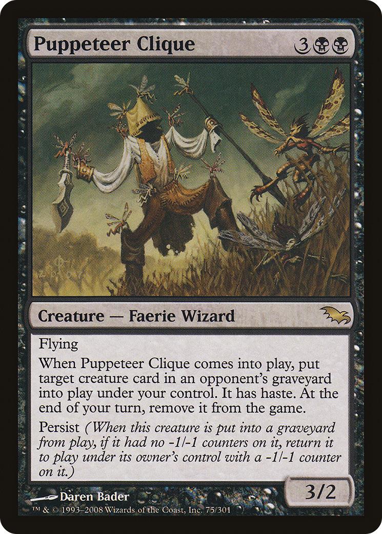 Puppeteer Clique (SHM-075) - Shadowmoor Foil