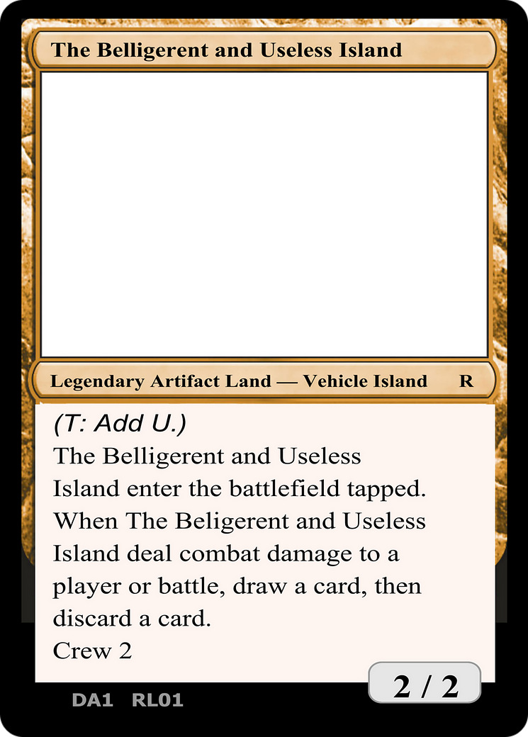 The Belligerent and Useless Island (UNK-) - Unknown Event