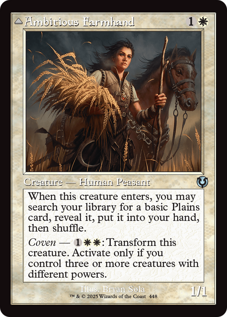 Ambitious Farmhand (Retro Frame) (INR-448) - Innistrad Remastered Foil