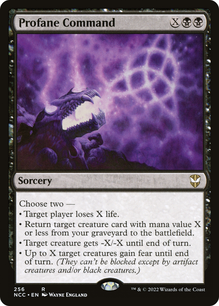 Profane Command (NCC-256) - New Capenna Commander
