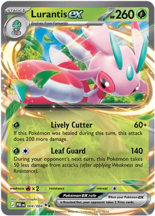 Lurantis ex 004/084  - Holofoil ME05 Pitch Black - Double Rare