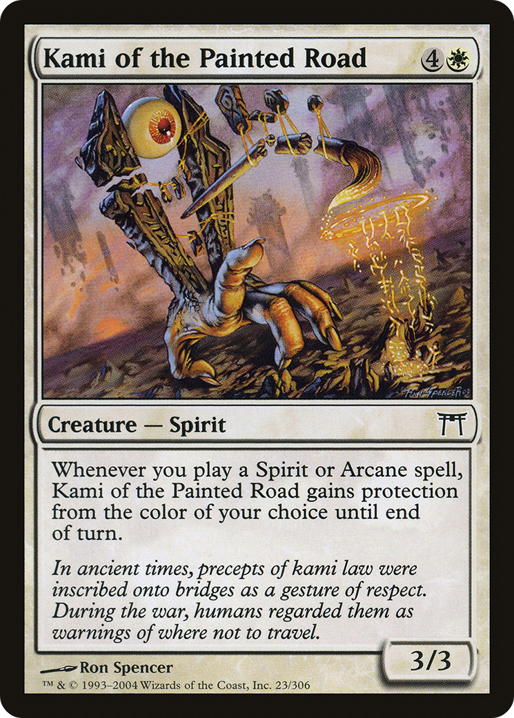 Kami of the Painted Road (CHK-023) - Champions of Kamigawa