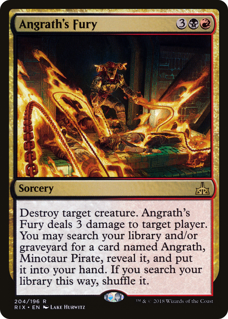Angrath's Fury (RIX-204) - Rivals of Ixalan