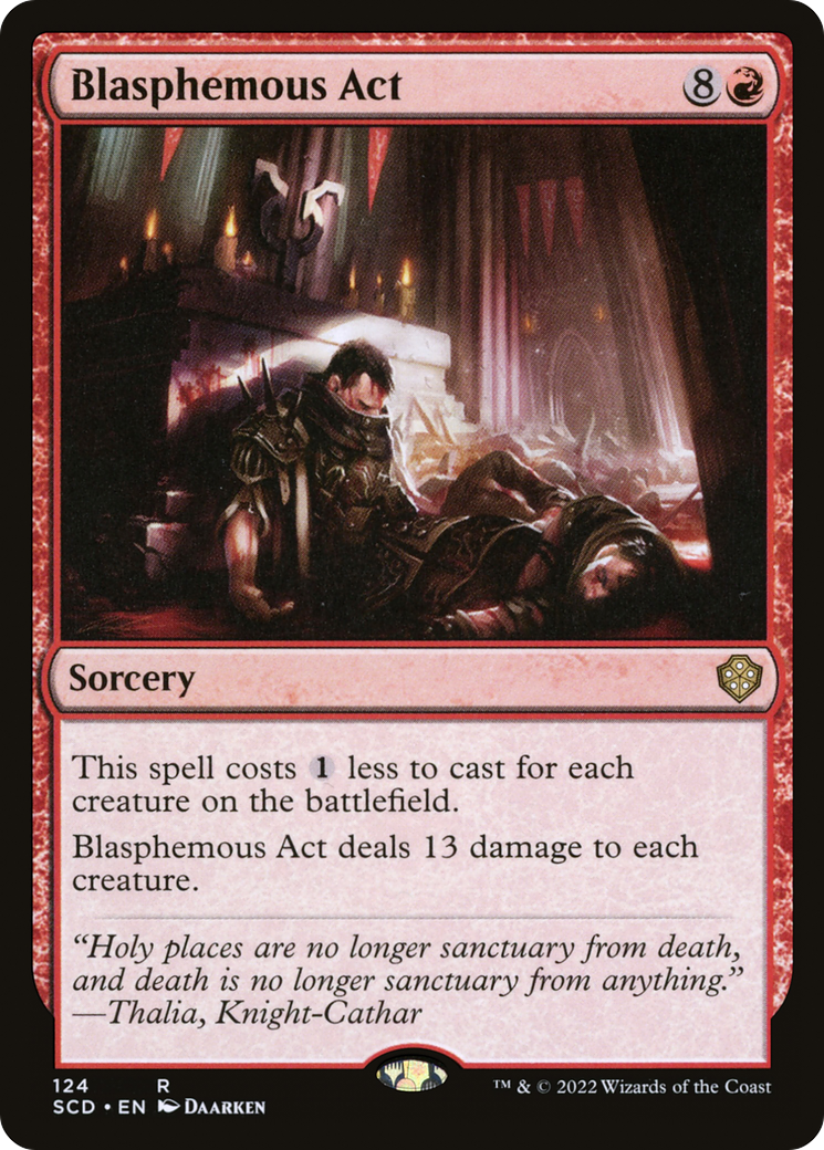 Blasphemous Act (SCD-124) - Starter Commander Decks