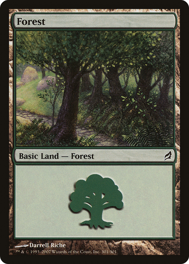 Forest (301) (LRW-301) - Lorwyn Foil