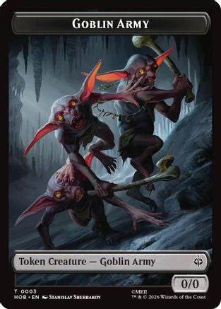 Goblin Army (0003) // Wolf Double-Sided Token (HOB-3 // 9) - The Hobbit
