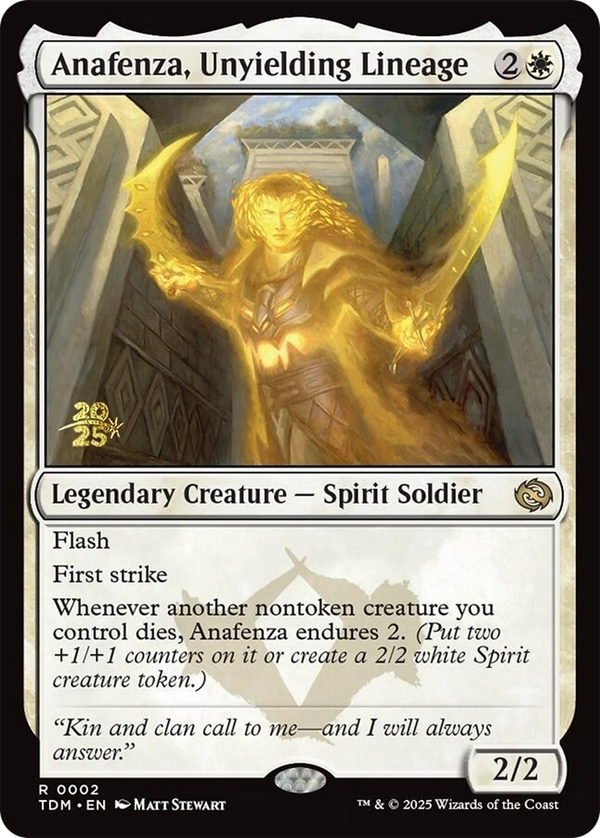 Anafenza, Unyielding Lineage (PRE-02S) - Prerelease Cards Foil