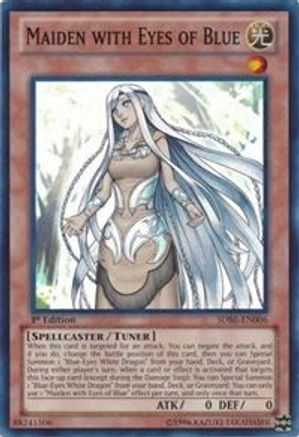 Maiden with Eyes of Blue (SDBE-EN006) - Structure Deck: Saga of Blue-Eyes White Dragon 1st Edition