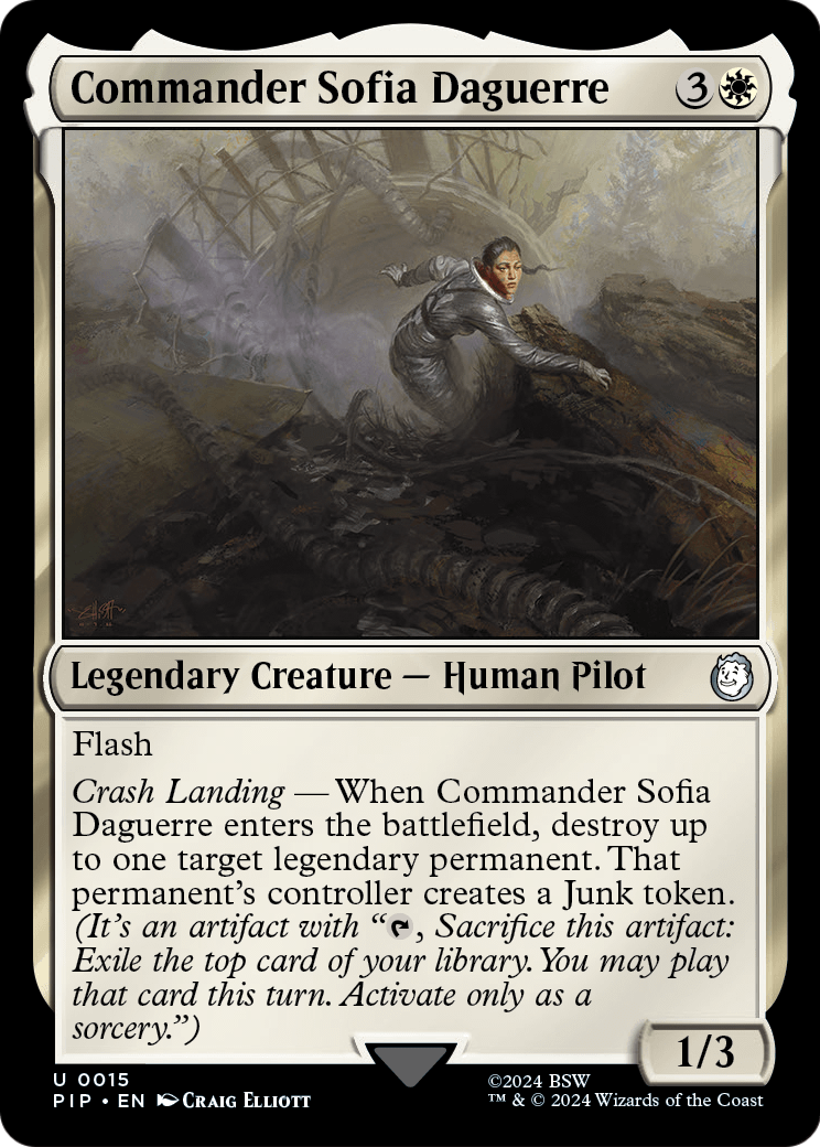 Commander Sofia Daguerre (PIP-015) - Fallout