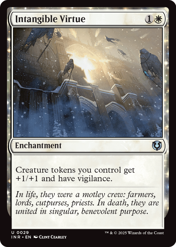 Intangible Virtue (INR-029) - Innistrad Remastered: (enchantment) Foil