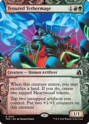 Tenured Tethermage (Showcase) (FRA-357) - Reality Fracture Foil