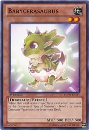 Babycerasaurus (LCJW-EN157) - Legendary Collection 4: Joey's World 1st Edition