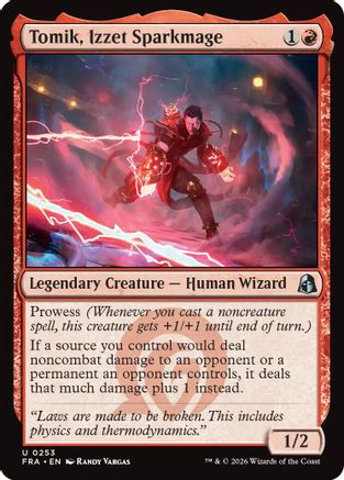 Tomik, Izzet Sparkmage (FRA-253) - Reality Fracture Foil