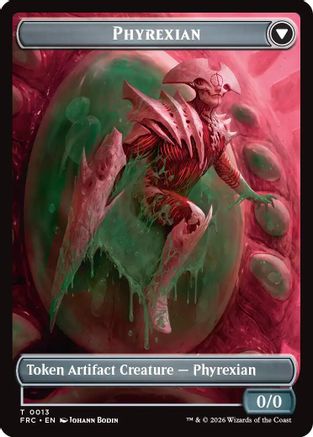 Phyrexian // Incubator Double-Sided Token (FRC-13 // 13) - Commander: Reality Fracture