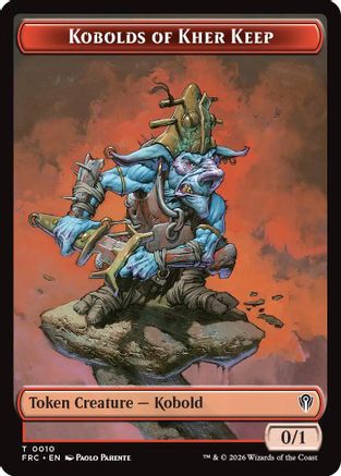Kobolds of Kher Keep // Phyrexian Mite Double-Sided Token (FRC-10 // 16) - Commander: Reality Fracture