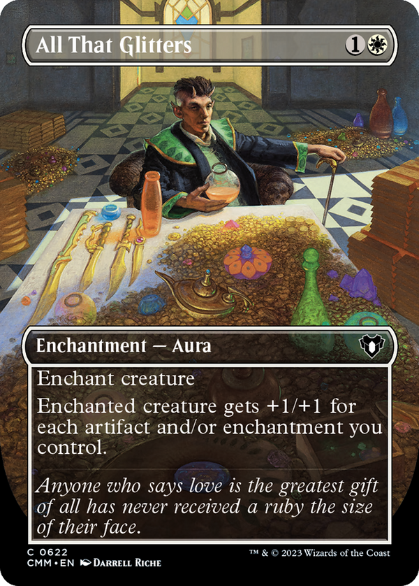 All That Glitters (Borderless) (CMM-622) - Commander Masters