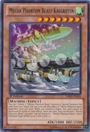 Mecha Phantom Beast Kalgriffin (SHSP-EN028) - Shadow Specters 1st Edition