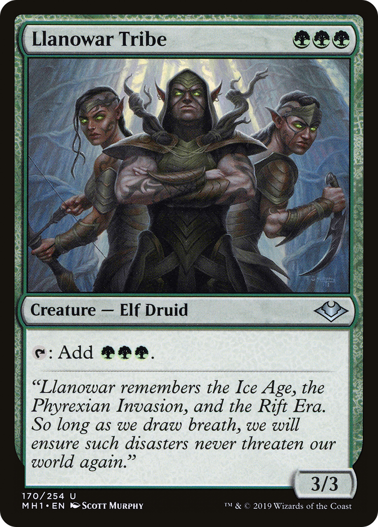 Llanowar Tribe (MH1-170) - Modern Horizons