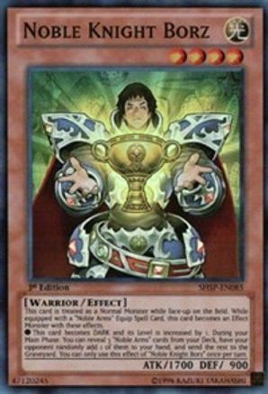 Noble Knight Borz (SHSP-EN085) - Shadow Specters 1st Edition