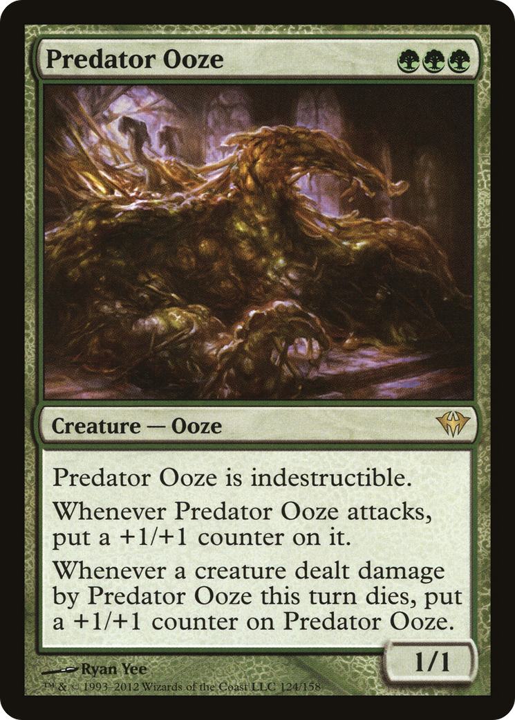 Predator Ooze (DKA-124) - Dark Ascension Foil