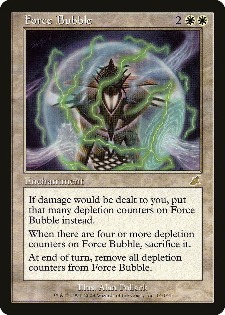 Force Bubble (SCG-014) - Scourge Foil
