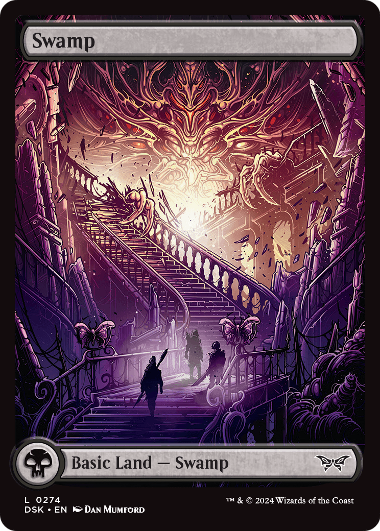 Swamp (274) - Full Art (DSK-274) - Duskmourn: House of Horror