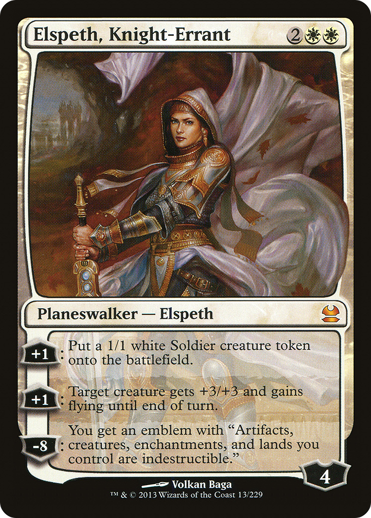 Elspeth, Knight-Errant (MMA-013) - Modern Masters Foil