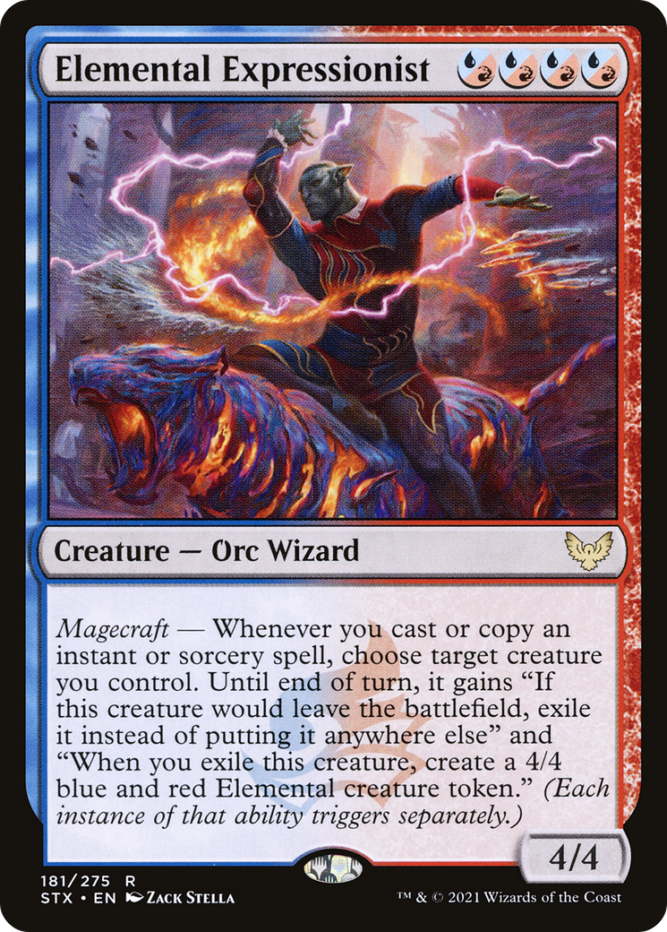 Elemental Expressionist (STX-181) - Strixhaven: School of Mages Foil